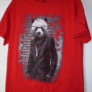 Men's T-Shirt,Audio Council,Size M,Red